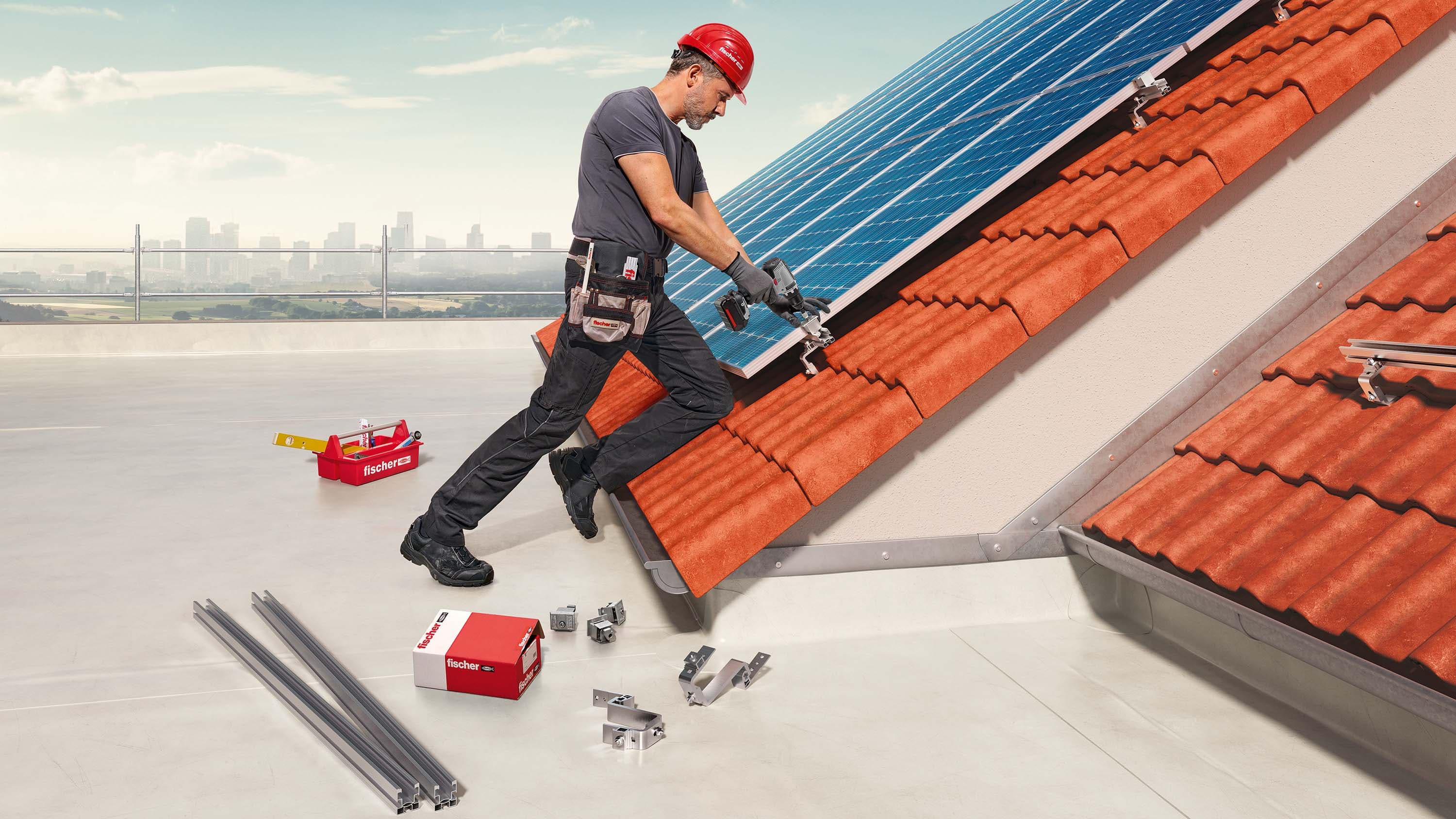 fischer Solarsysteme: Innovative Befestigungslösungen für PV-Dächer und -Fassaden